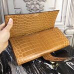 HERM Medor Clutch Bag In Camarel Embossed crocodile - Image 6