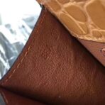 HERM Medor Clutch Bag In Camarel Embossed crocodile - Image 7