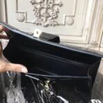 HERM Medor Clutch Bag In Black Crocodile - Image 8