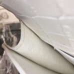 HERM Medor Clutch Bag In White Crocodile - Image 7