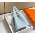 HERM Picotin Lock 18 Bag In Blue Brume - Image 3