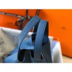 HERM HERM Picotin Lock 22 Bag In Blue Agate - Image 4