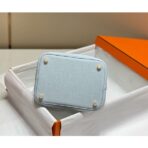 HERM Picotin Lock 22 Bag In Blue Brume - Image 5