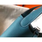 HERM HERM Picotin Lock 22 Bag In Blue Jean - Image 6