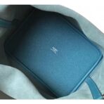 HERM HERM Picotin Lock 22 Bag In Blue Jean - Image 8