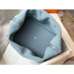 HERM HERM Picotin Lock 22 Bag In Blue Lin - Image 7