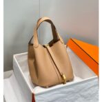 HERM HERM Picotin Lock 22 Bag In Chai - Image 2