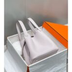 HERM Picotin Lock 22 Bag In Mauve Pale - Image 3