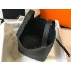 HERM HERM Picotin Lock 22 Bag In Black - Image 8