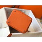 HERM HERM Picotin Lock 22 Bag In Orange - Image 4