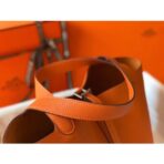 HERM HERM Picotin Lock 22 Bag In Orange - Image 6