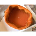 HERM HERM Picotin Lock 22 Bag In Orange - Image 8