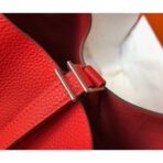 HERM HERM Picotin Lock 22 Bag In Red - Image 6