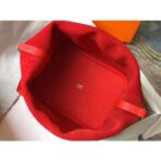 HERM HERM Picotin Lock 22 Bag In Red - Image 8