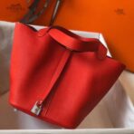 HERM HERM Picotin Lock 22 Bag In Red