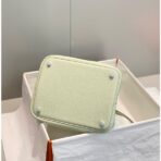 HERM HERM Picotin Lock 22 Bag In Vert Fizz - Image 4