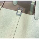 HERM HERM Picotin Lock 22 Bag In Vert Fizz - Image 7