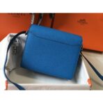 HERM Mini Sac Roulis 18cm Bag In Blue Hydra Evercolor