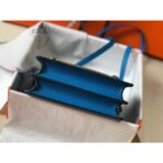 HERM Mini Sac Roulis 18cm Bag In Blue Hydra Evercolor - Image 3