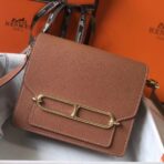 HERM Mini Sac Roulis 18cm Bag In Brown Evercolor