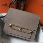 HERM Mini Sac Roulis 18cm Bag In Grey Evercolor