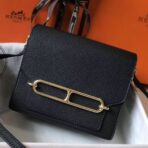 HERM Mini Sac Roulis 18cm Bag In Black Evercolor
