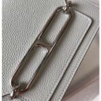 HERM Mini Sac Roulis 18cm Bag In Pearl Grey Evercolor - Image 6