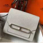 HERM Mini Sac Roulis 18cm Bag In Pearl Grey Evercolor