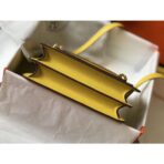 HERM Mini Sac Roulis 18cm Bag In Yellow Evercolor - Image 3