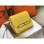 HERM Mini Sac Roulis 18cm Bag In Yellow Evercolor - Image 4