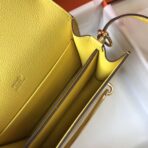 HERM Mini Sac Roulis 18cm Bag In Yellow Evercolor - Image 8