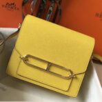 HERM Mini Sac Roulis 18cm Bag In Yellow Evercolor