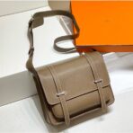 HERM Steve 30 Messenger Bag in Taupe - Image 3