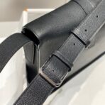 HERM Steve Light Junior Messenger Bag in Black - Image 4