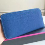 HERM Blue  Azap Zipped Wallet - Image 5