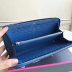 HERM Blue  Azap Zipped Wallet - Image 6