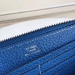 HERM Blue  Azap Zipped Wallet - Image 8