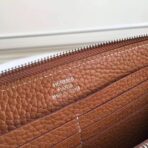 HERM Brown  Azap Zipped Wallet - Image 8