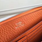 HERM Orange  Azap Zipped Wallet - Image 7