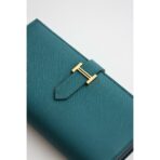 HERM Bearn Verso Long Wallet in Vert Bosphore - Image 2