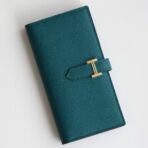 HERM Bearn Verso Long Wallet in Vert Bosphore