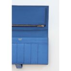 HERM Bearn Long  Wallet in Blue France - Image 5