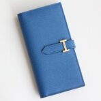 HERM Bearn Long  Wallet in Blue France