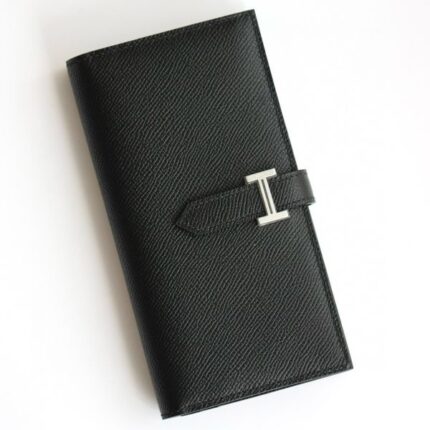 HERM Bearn Long  Wallet in Black