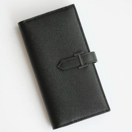 HERM Bearn Long  Wallet in All Black