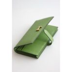 HERM Bearn Long  Wallet in Vert Criquet - Image 4
