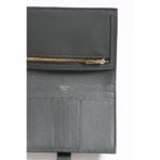 HERM Bearn Compact Wallet in Graphite Matte Alligator Leather - Image 3