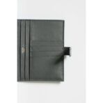 HERM Bearn Compact Wallet in Graphite Matte Alligator Leather - Image 4