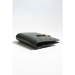 HERM Bearn Compact Wallet in Graphite Matte Alligator Leather - Image 8