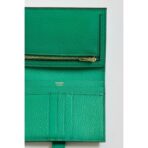 HERM Bearn Compact  Wallet in Vert Jade Chevre Mysore Goatskin - Image 6